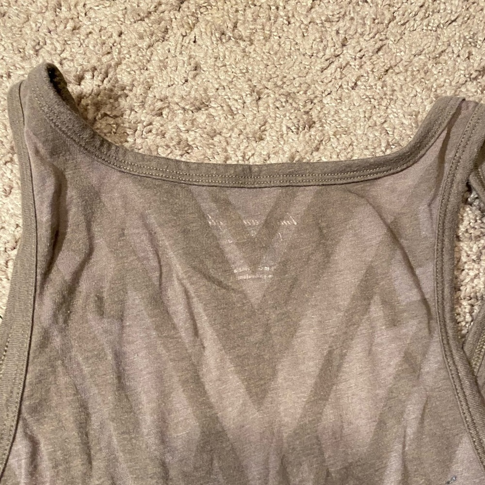 American Eagle Outfitters Women’s Tank Top Large Brown Aztec Geometric Print - Picture 9 of 10